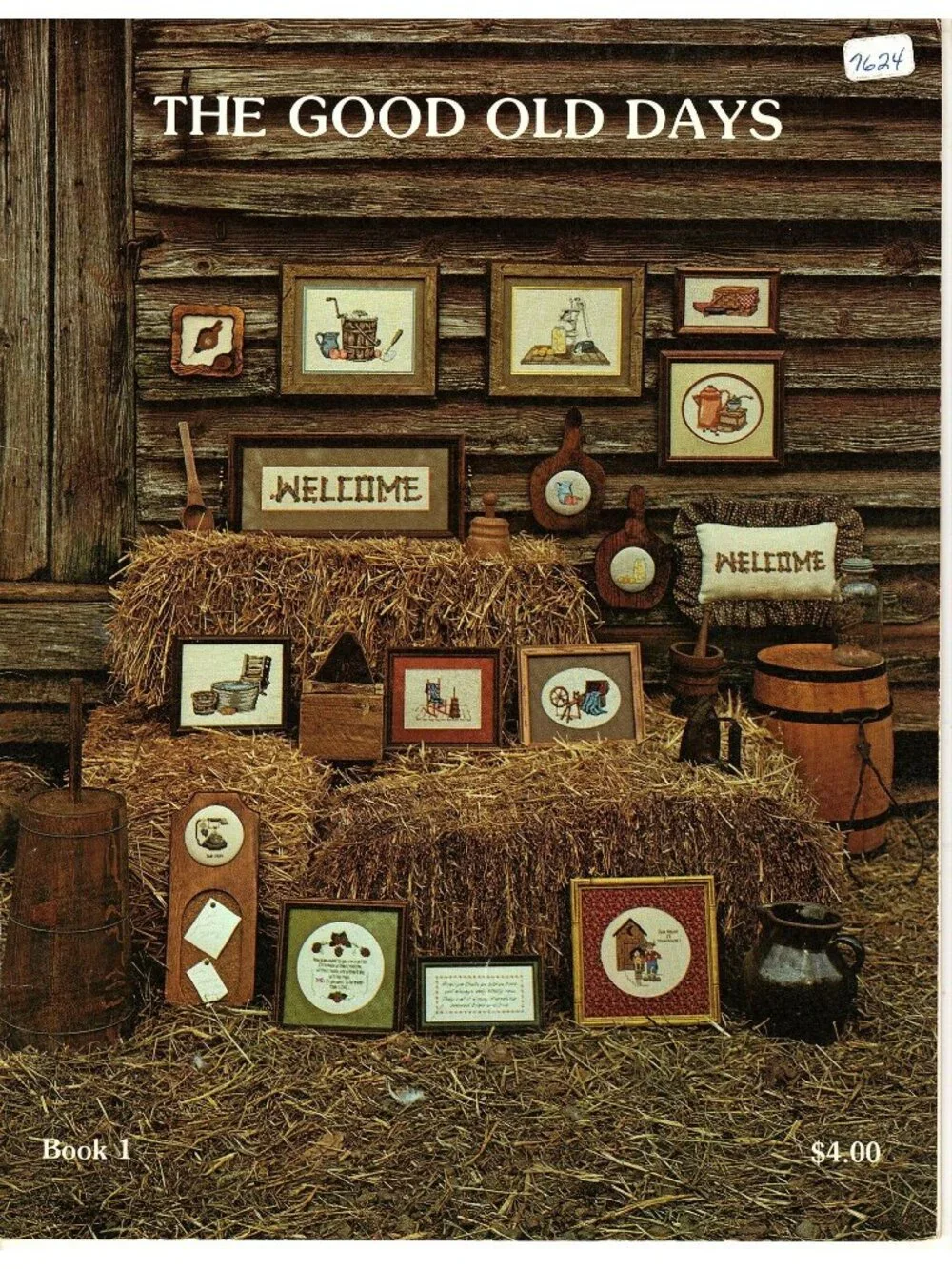 The Good Old Days Vintage 1980 Cross-Stitch Pattern Book 1